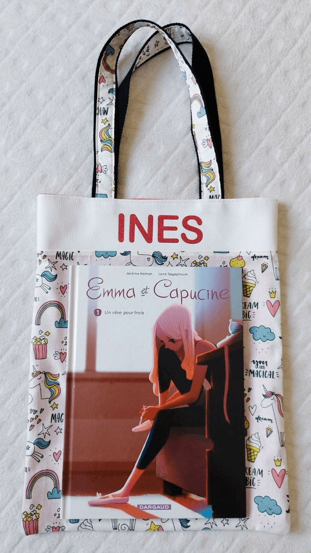 Tote bag maternelle personnalisé