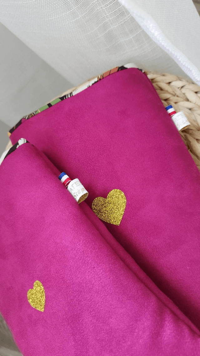 Housse de livre Fushia 